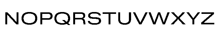 GTStandard MExtendedRegular 2 Font UPPERCASE