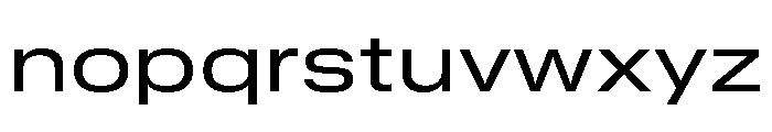 GTStandard MExtendedRegular 2 Font LOWERCASE