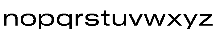 GTStandard MExtendedRegular Font LOWERCASE