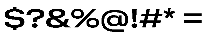 GTStandard MExtendedSemibold Font OTHER CHARS
