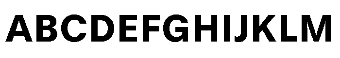 GTStandard MHeavy Font UPPERCASE