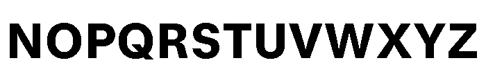 GTStandard MHeavy Font UPPERCASE