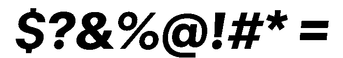GTStandard MHeavyOblique 2 Font OTHER CHARS