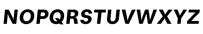 GTStandard MHeavyOblique 2 Font UPPERCASE