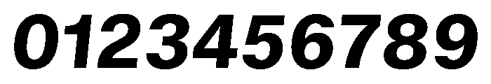 GTStandard MHeavyOblique Font OTHER CHARS