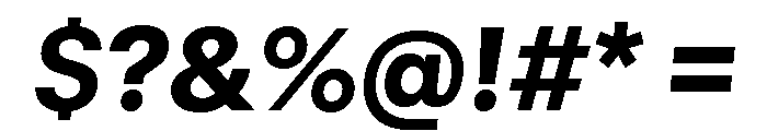 GTStandard MHeavyOblique Font OTHER CHARS