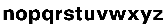 GTStandard MHeavy Font LOWERCASE