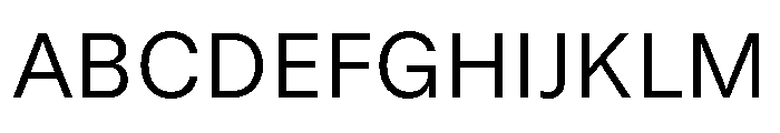 GTStandard MLight 2 Font UPPERCASE