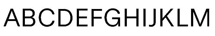GTStandard MLight Font UPPERCASE