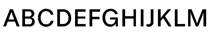 GTStandard MMedium Font UPPERCASE