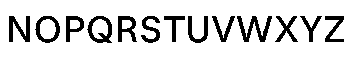 GTStandard MMedium Font UPPERCASE