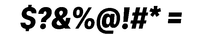 GTStandard MNarrowBlackOblique 2 Font OTHER CHARS