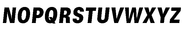 GTStandard MNarrowBlackOblique 2 Font UPPERCASE