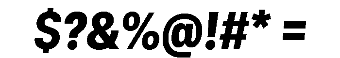 GTStandard MNarrowBlackOblique Font OTHER CHARS
