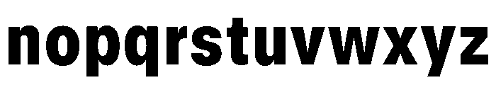 GTStandard MNarrowBlack Font LOWERCASE