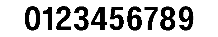 GTStandard MNarrowBold Font OTHER CHARS