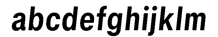 GTStandard MNarrowBoldOblique 2 FONT