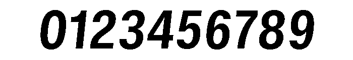 GTStandard MNarrowBoldOblique Font OTHER CHARS