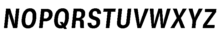 GTStandard MNarrowBoldOblique Font UPPERCASE
