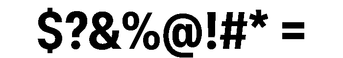 GTStandard MNarrowHeavy 2 Font OTHER CHARS