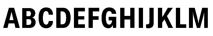 GTStandard MNarrowHeavy 2 Font UPPERCASE