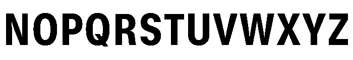 GTStandard MNarrowHeavy 2 Font UPPERCASE