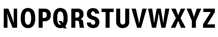GTStandard MNarrowHeavy Font UPPERCASE