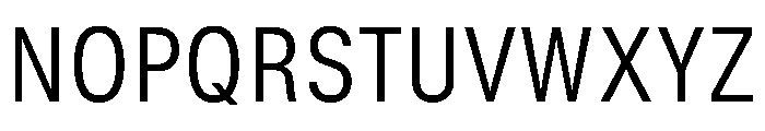 GTStandard MNarrowLight 2 Font UPPERCASE