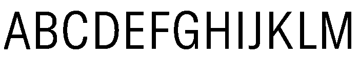 GTStandard MNarrowLight Font UPPERCASE