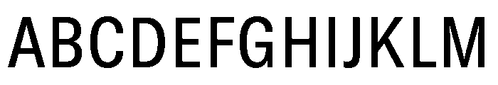 GTStandard MNarrowMedium 2 Font UPPERCASE