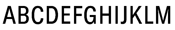 GTStandard MNarrowMedium Font UPPERCASE