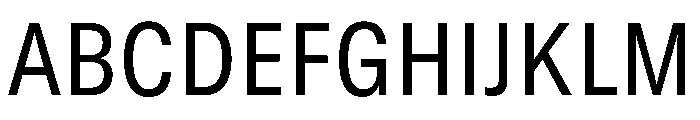 GTStandard MNarrowRegular Font UPPERCASE