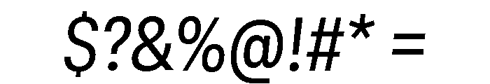 GTStandard MNarrowRegularOblique 2 Font OTHER CHARS