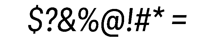 GTStandard MNarrowRegularOblique Font OTHER CHARS