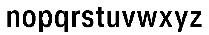 GTStandard MNarrowSemibold 2 Font LOWERCASE
