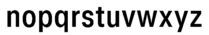 GTStandard MNarrowSemibold Font LOWERCASE