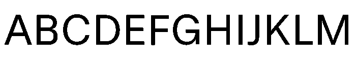 GTStandard MRegular Font UPPERCASE