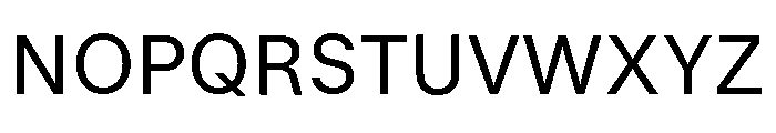 GTStandard MRegular Font UPPERCASE