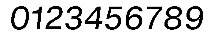 GTStandard MRegularOblique Font OTHER CHARS