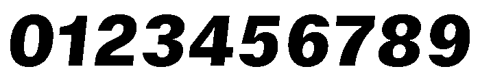 GTStandard SBlackOblique Font OTHER CHARS