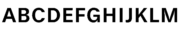 GTStandard SBold Font UPPERCASE