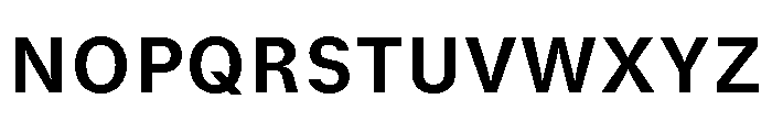 GTStandard SBold Font UPPERCASE