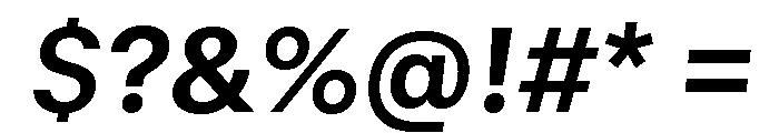 GTStandard SBoldOblique 2 Font OTHER CHARS