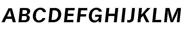 GTStandard SBoldOblique 2 Font UPPERCASE