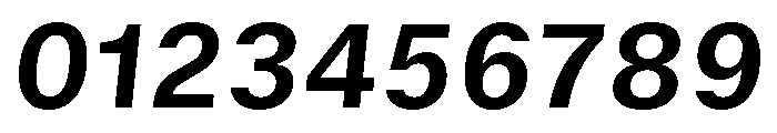 GTStandard SBoldOblique Font OTHER CHARS