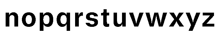 GTStandard SBold Font LOWERCASE