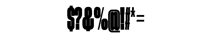 GTStandard SCompressedBlack 2 Font OTHER CHARS
