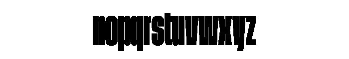 GTStandard SCompressedBlack 2 Font LOWERCASE