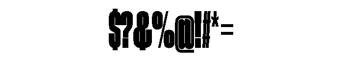 GTStandard SCompressedBlack Font OTHER CHARS