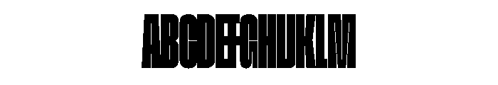 GTStandard SCompressedBlack Font UPPERCASE